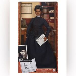BARBIE SIGNATURE INSPIRING IDA B WELLS WOMENS SERIES NEW IN BOX
